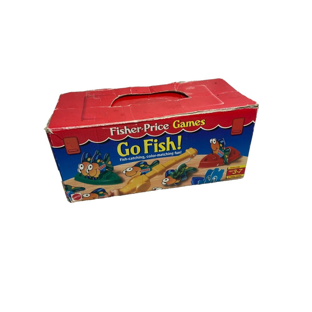 Vtg Go Fish!  Fisher Price Game 1997 Rated for Kids  3-7